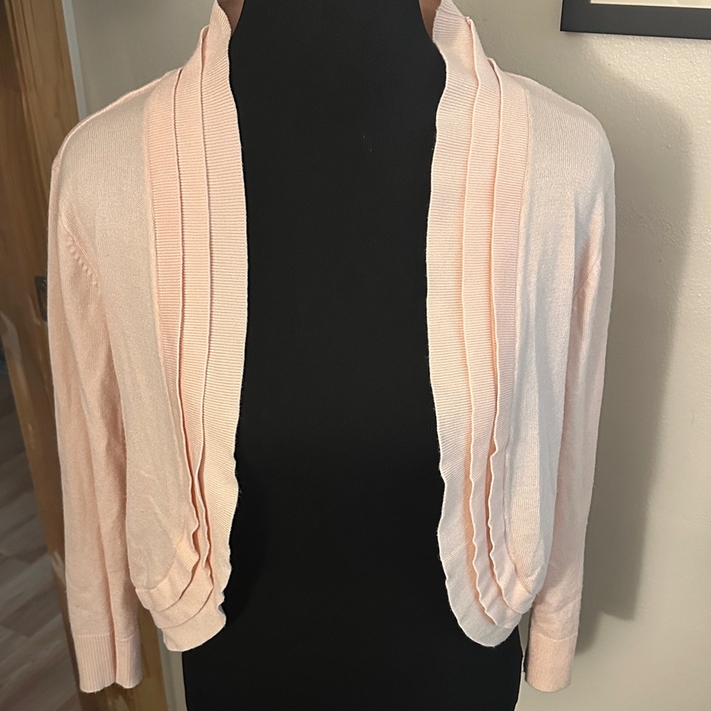 Ronni Nicole ballet Pink Bolero Cardigan shrug